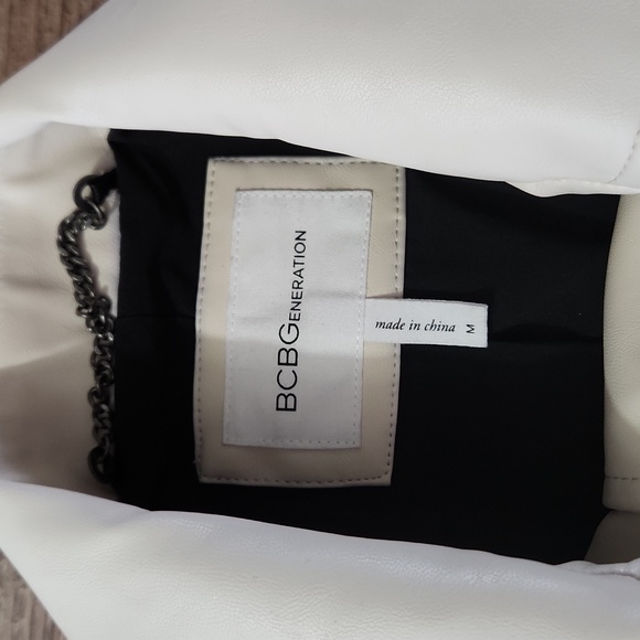 BCBG Faux Leather Jacket - Picture 4 of 5